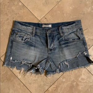 Free People Jean shorts